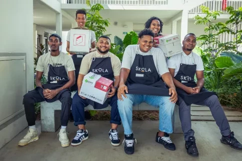 Skolistes de la 3e promotion de skola déménageur professionnel