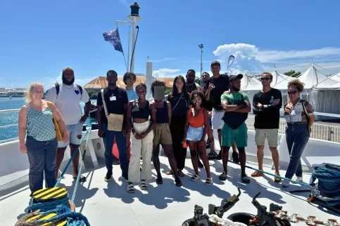 Jeunes de Skola Maritime La Réunion