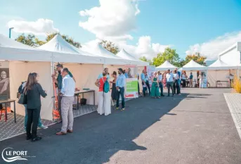 Stands lors de la 1ère Journée Professionnelle de la Construction